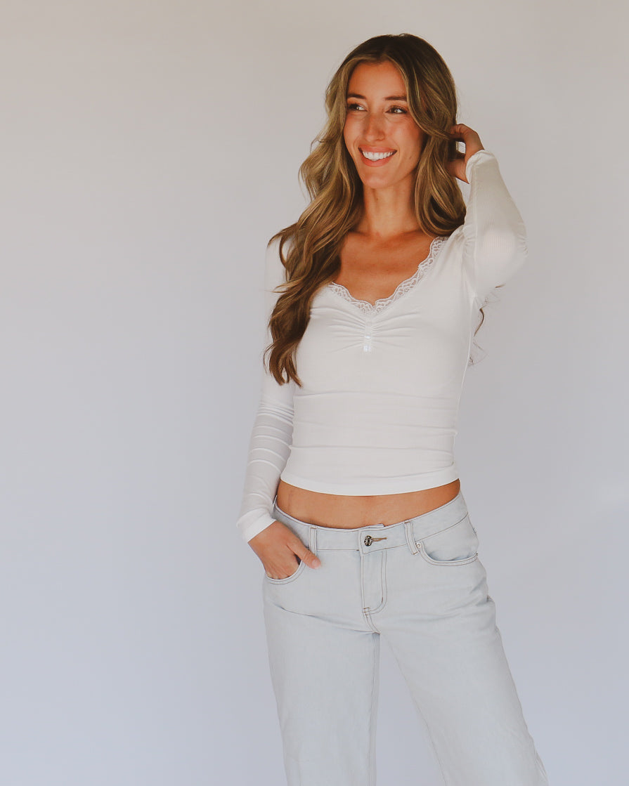 Gwen Top in White