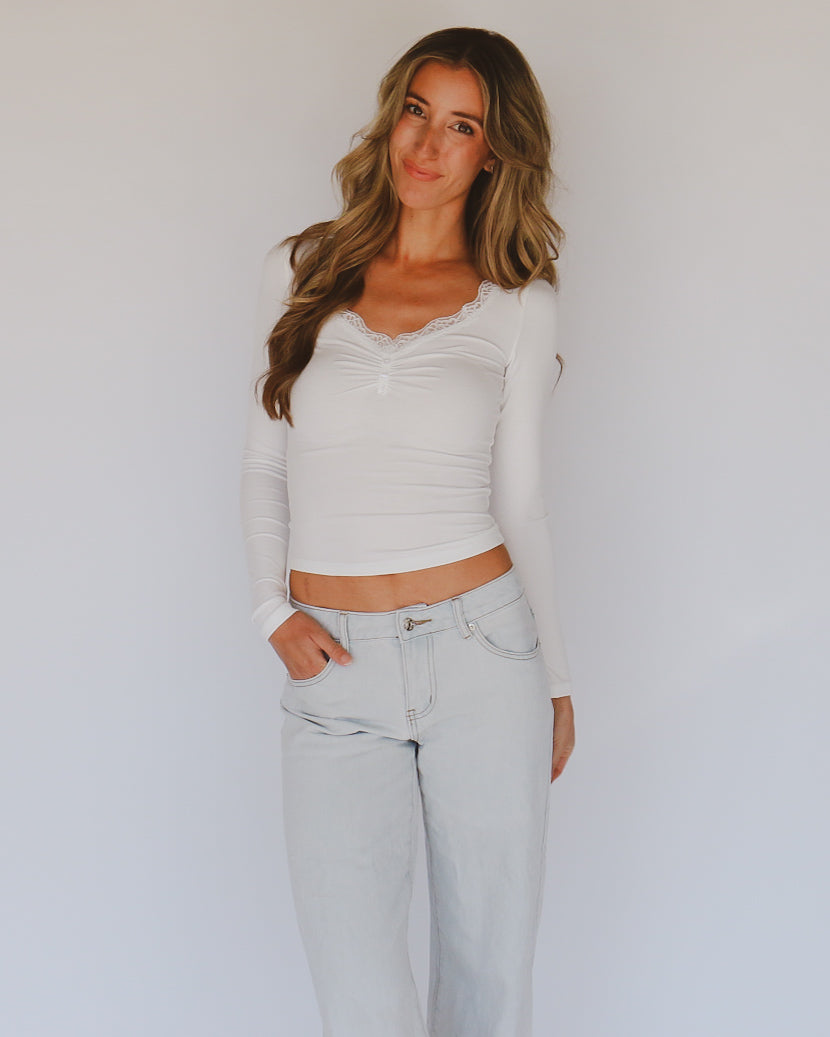Gwen Top in White