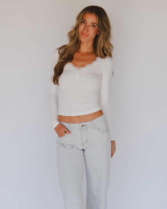 Gwen Top in White