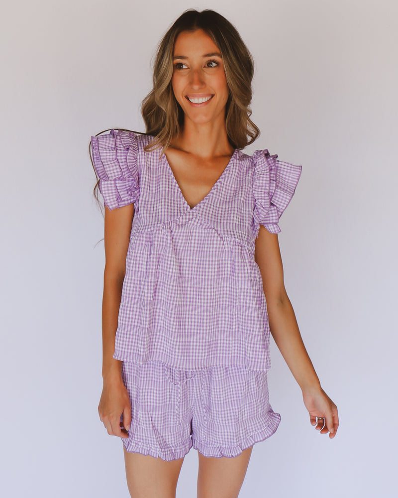 Bridget Top in Lavender