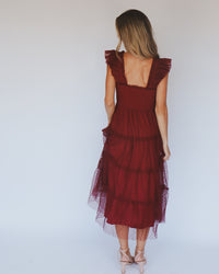 Brynn Dress in Burgundy