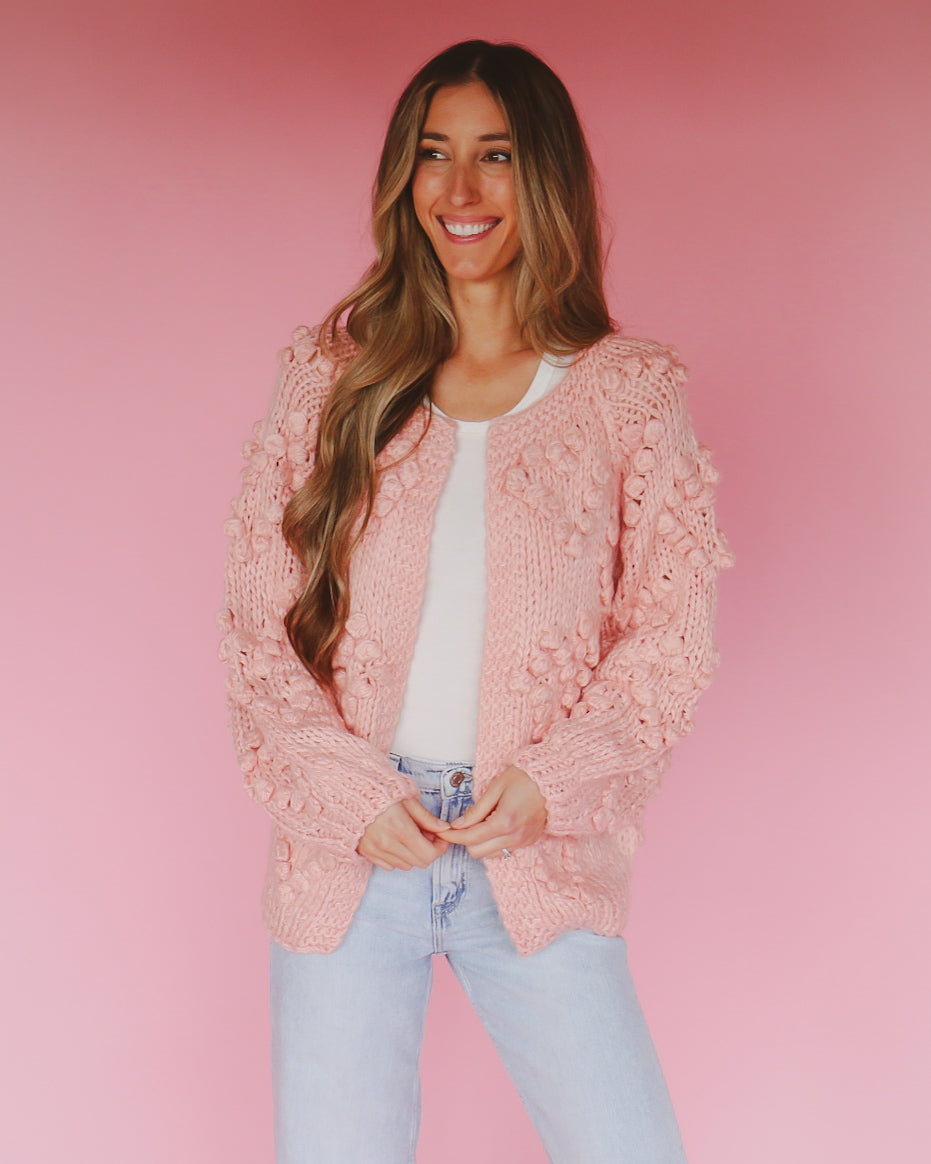 Sophie Cardigan in Pink