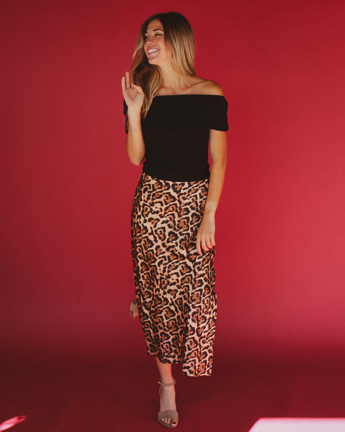 Linden Skirt in Leopard