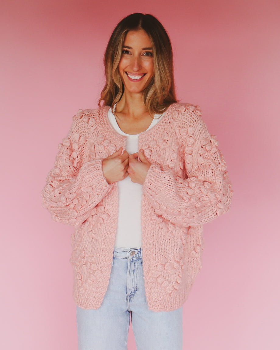 Sophie Cardigan in Pink