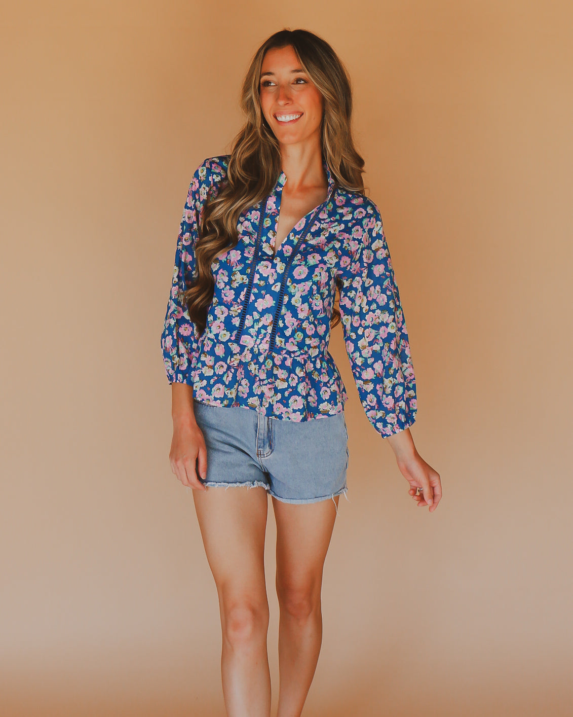 Molly Top in Blue