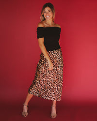 Linden Skirt in Leopard