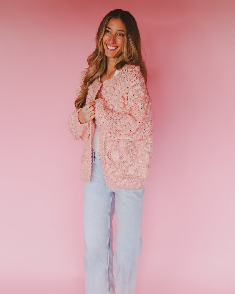 Sophie Cardigan in Pink