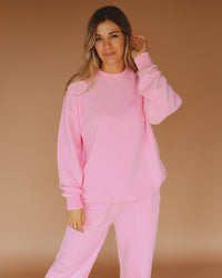 Riley Pullover in Pink