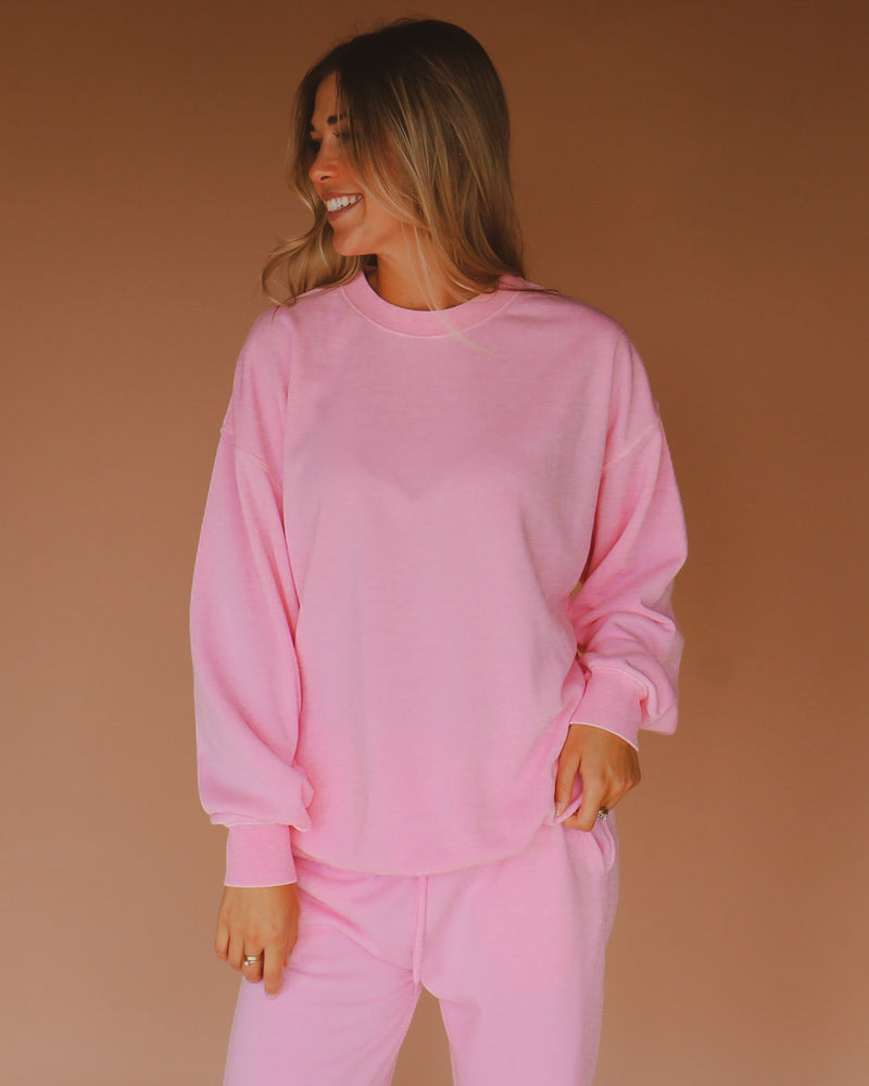 Riley Pullover in Pink