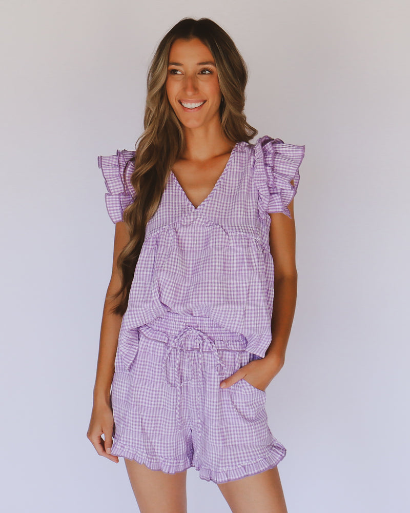 Bridget Top in Lavender