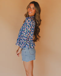 Molly Top in Blue