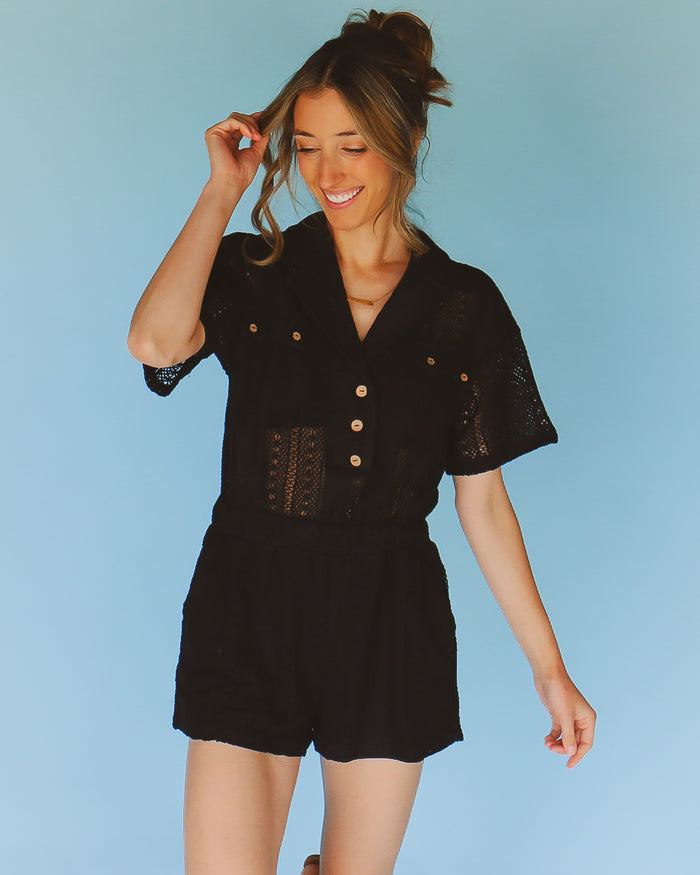 Westin Romper in Black