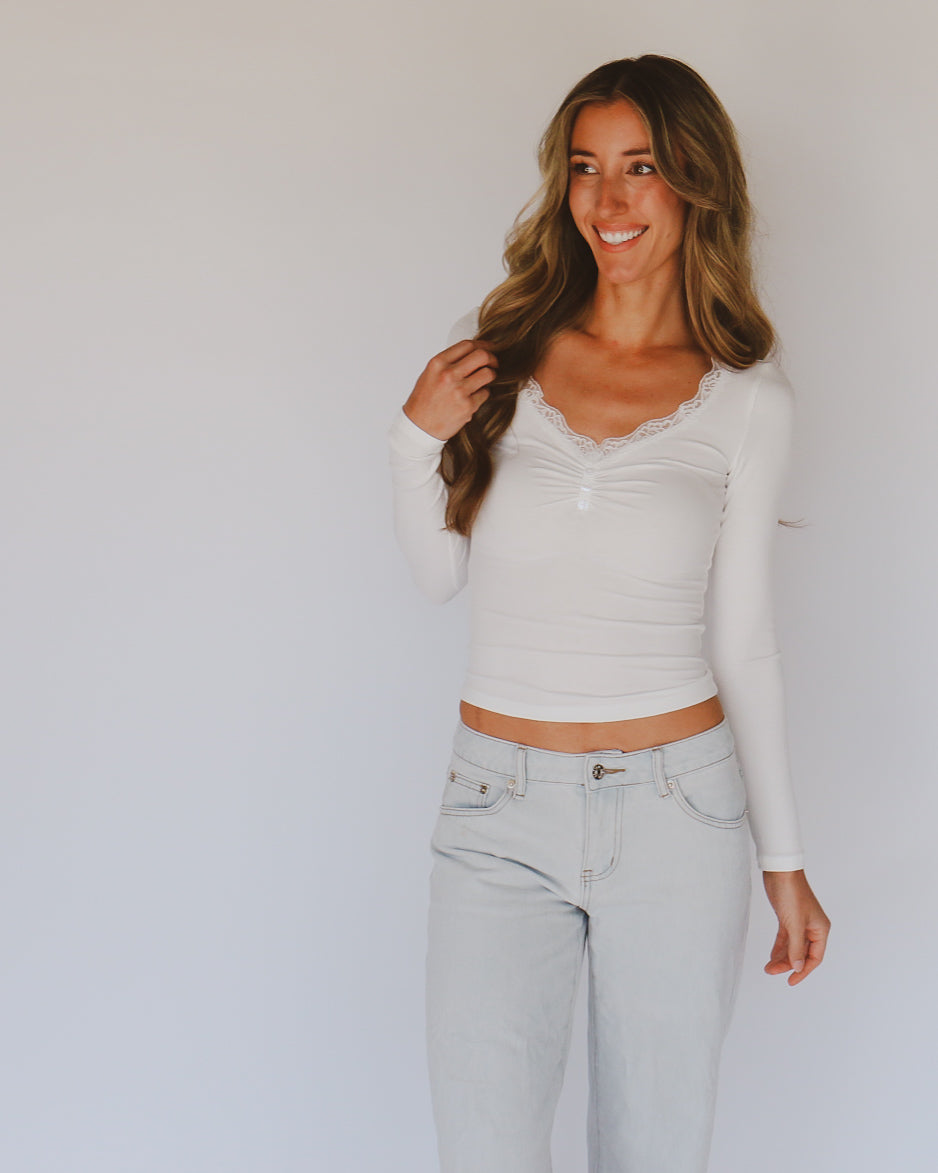 Gwen Top in White