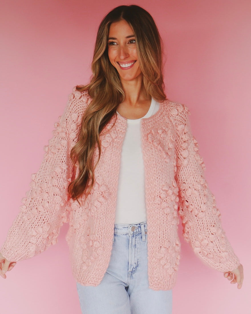 Sophie Cardigan in Pink