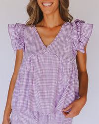 Bridget Top in Lavender