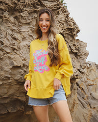 Self Love Pullover in Yellow