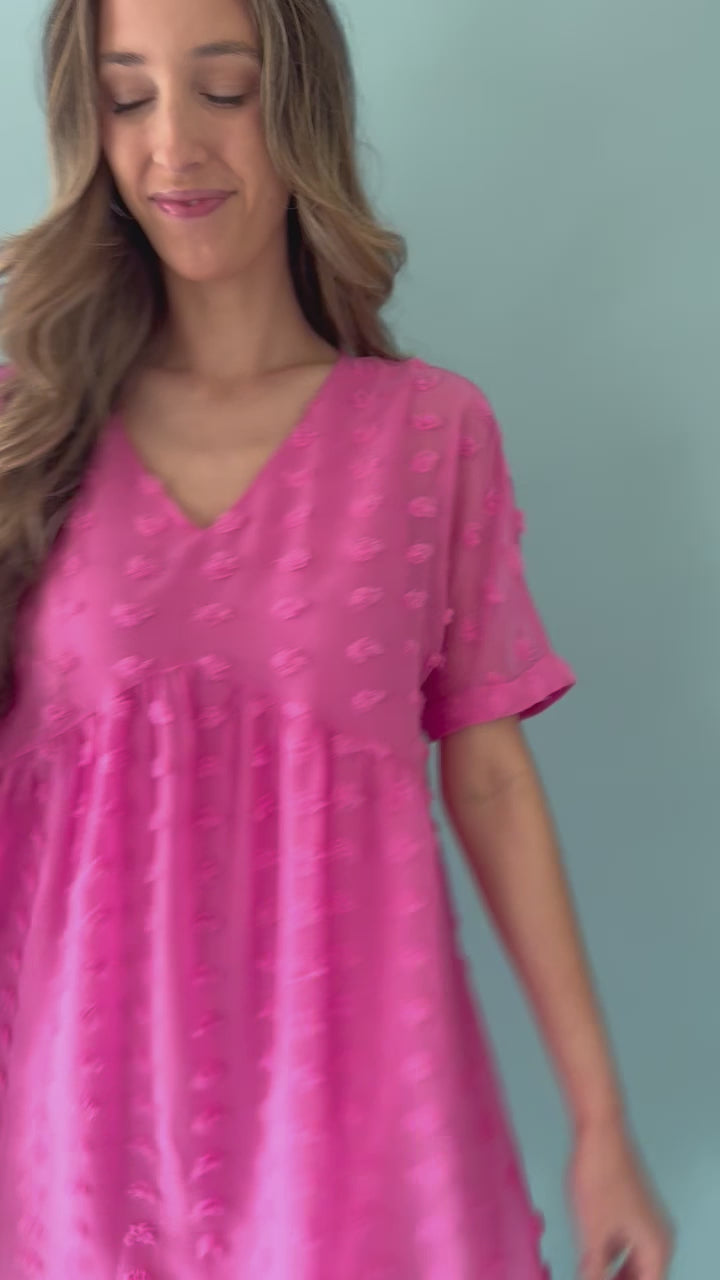 Pop of Pink Dress