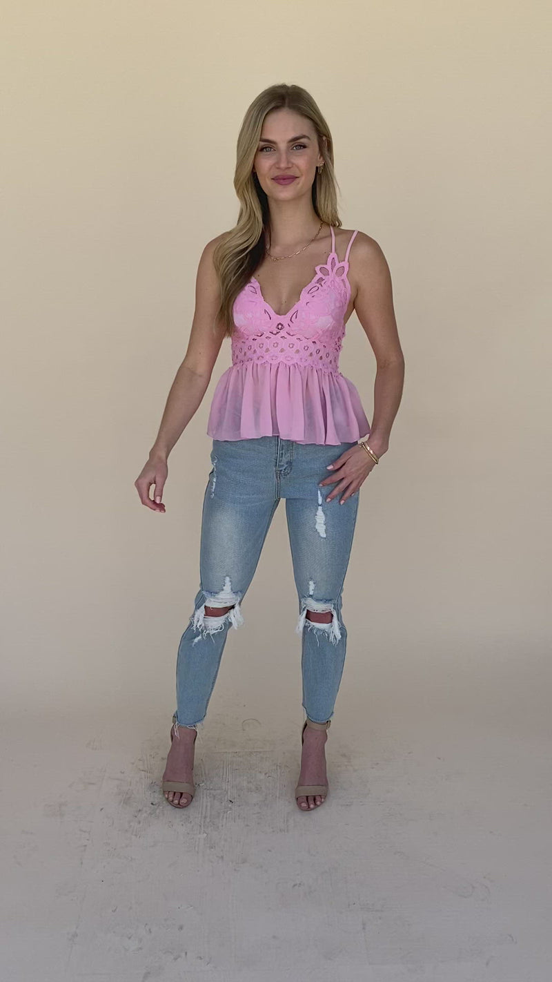 Jayden Top in Pink