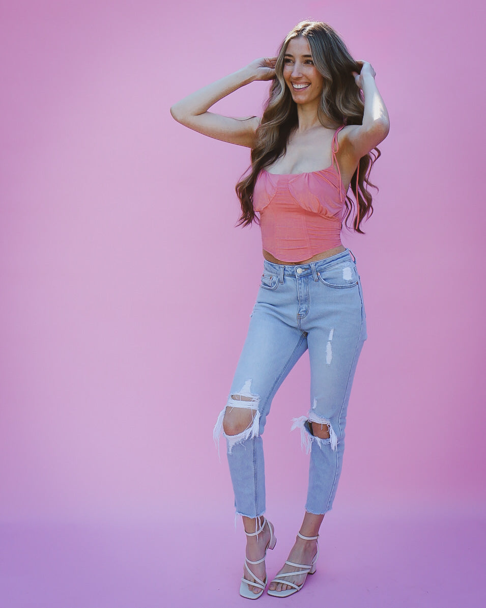 Jillian Top in Pink