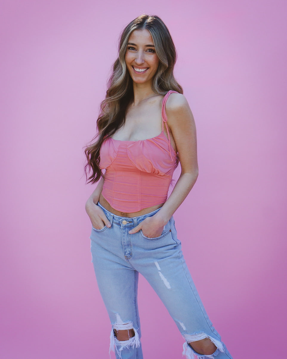 Jillian Top in Pink